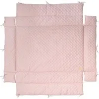 roba® Laufgittereinlage roba Style für Laufgitter 75 x 100 & 100 x 100 cm, Gesteppte Einlage mit Seitenpolsterung - Universal
