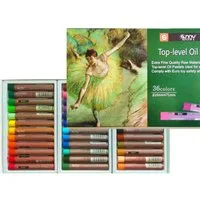 ´SUNNÝ Pastellkreide Ölpastell Set – 25 / 36 / 50 Farben, extra weich & hochpigmentiert, Perfekte Farbverläufe & Mischbarkeit für ausdrucksstarke Kunstwerke