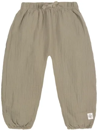 Lässig Mull Hose GOTS 62/68 olive