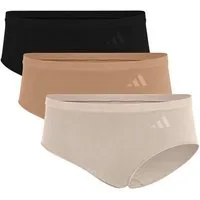 adidas Sportswear Hipster Sport Active Seamless - Packaged Panties (3er Pack) mit Logodruck, basic, bequem, weich, elastisch, nahtlos