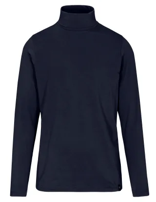 COMMANDER Finest Clothing - Rollkragenshirt 1/1 Arm, uni dark navy - Gr. - 3XL