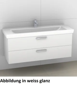 Artiqua 414 Waschtischunterschrank für Subway 2.0 7176D1 Weiß Matt Select, 414-WU2L-V74-7161-171 414-WU2L-V74-7161-171