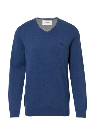 s.Oliver - Strickpullover blau - Gr. - S