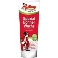poliboy Spezial Bohner Wachs - 250 ml Fussbodenreiniger (Pflege für Fußböden aus Holz, Kunststoff oder Stein - Made in Germany)