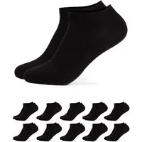 OCCULTO Sneakersocken Damen & Herren 100% Baumwolle Sneaker Socken 10er Pack (Modell: Manu) (10-Paar)