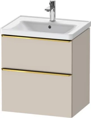 Duravit D-Neo Waschtischunterbau wandhängend Taupe Matt 584x452x625 mm - DE4359034910000 DE4359034910000