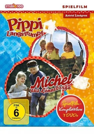 Pippi Langstrumpf / Michel aus Lönneberga - Spielfilm Komplettbox [7 DVDs]