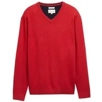 TOM TAILOR Strickpullover Pullover Strickpullover V-Neck (1-tlg)