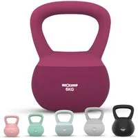 NEOLYMP Kettlebell Soft Kettlebell bodenschonend & leise - stoßdämpfende Kugelhantel, (Soft Kettlebell ideal fürs Homegym Kettlebell 2–12 kg Kugelhantel Set), Kugelhantel mit Eisensandfüllung - ergonomischer Softgriff