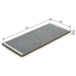 Bosch Aktivkohle-Innenraumfilter Mercedes Sprinter VW Lt