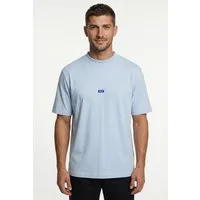HUGO Blue T-Shirt Nieros mit Logo-Patch