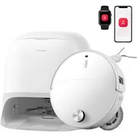 Roborock Saugroboter Qrevo Curv 2 Pro Dual Anti-Tangle-System,100°C Heißwasser-Moppwäsche