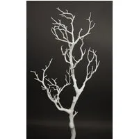 Kunstzweig Dekoast / Dekozweig YF künstlicher Ast Zweig Kunstast, Seidenblumen Roß, Höhe 70 cm, Weiß