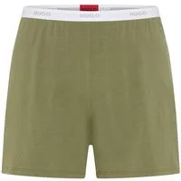 HUGO Schlafshorts Hugo Logo-Elastikbund