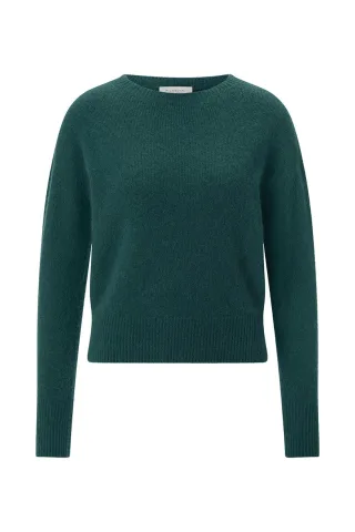 Rich & Royal - Cozy Boat NK Long SLVS deep pine - Gr. - M