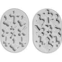 Metamorph Backform Kreuz Silikon Backform - Halloween Keks Minicakes, Halloween Keks Minicakes