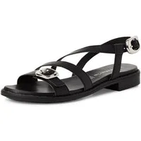 Tamaris Sandalette Blockabsatz, Riemchensandale mit Rahmennaht