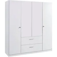 rauch Drehtürenschrank Kleiderschrank Schrank Garderobe Schlafzimmer Büroschrank BUCHHOLZ (mit Schloss, in Breite 90, 135 und 180 cm) viel Stauraum, durchgehende Tür abschließbar MADE IN GERMANY