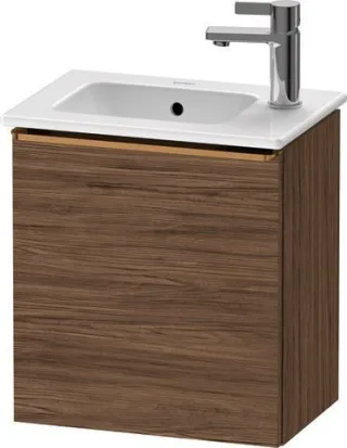 Duravit D-Neo Waschtischunterbau wandhängend Nussbaum dunkel Matt 410x274x440 mm - DE4259L04210000 DE4259L04210000