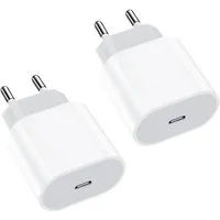 Shopbrothers Ladestecker USB C Netzteil Adapter Ladegerät Handy-Netzteile 20W Smartphone-Ladegerät (2-tlg)