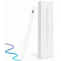 PlugUp Eingabestift Stylus Stift für Apple iPad (ab 2018-2026) Air/Pro/Mini Tablet Stift (Set, Stylus Pen inkl. 2 Ersatzspitzen) Kompatibel mit Apple iPads ab 2018: Air, Pro, Mini, 10. & 11. Gen.