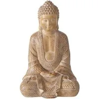 BOLTZE GRUPPE GmbH Buddhafigur LEGOLAS, H 30 cm, Braun, Kunstharz