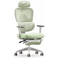 Musso Bürostuhl Ergonomischer Computerstuhl, Schreibtischstuhl, Gaming-Stuhl (1 St), Lendenstütze, 3D-Armlehnen, Kopf- & Fußstütze