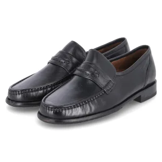 Sioux Mokassins COMO - Gr. 40 - Schwarz - Glattleder