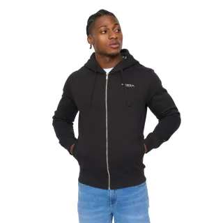 Crosshatch - "Allmoor" Hoodie mit durchgehendem Reißverschluss für Herren (Schwarz)