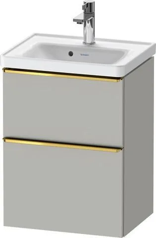 Duravit D-Neo Waschtischunterbau wandhängend Betongrau Matt 484x372x625 mm - DE4350034070000 DE4350034070000