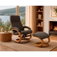 OTTO home Relaxsessel mit Hocker PARIS Webstoff - OTTO. Verlässliche Qualität. (Set, 2-St., bestehend aus Sessel und Hocker), Relaxfunktion, Dreh- und Kippfunktion, Unser Dauertiefpreis