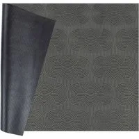 ANRO Läufer Velora Teppichläufer hochwertig Küchenteppich, Rechteckig, Höhe: 3 mm, Küchen- & Flurläufer 100cm Bauhaus Anthrazit pflegeleicht