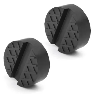 2x Wagenheber Gummi Platte Auflage Rangierwagenheber Hebebühne KFZ Gummiklotz