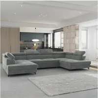 Masseno Ecksofa VINTESSA mit Schlaffunktion U-Form, Sofa mit Bettkasten
