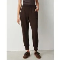 OPUS Stoffhose Myha Club mit samtiger Optik Schmal zulaufendes Bein, angeraute Oberfläche, weicher Griff