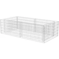 vidaXL Gartenzaun Pflanzkübel Steinkorb 180×90×50 cm, (1-St)