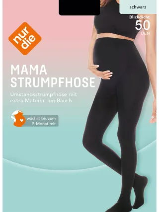 NUR DIE Schwangerschafts Strumpfhose Mama 50 DEN