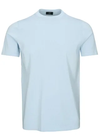 COMMANDER Finest Clothing - Rdh.-Pullover, 1/2 Arm ice blue - Gr. - L