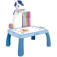 MaXlife Zeichentisch MXDP-200 (Spielset, inklusive Zubehör), Projektor mit Zeichentisch zur kreativen Förderung von Kindern