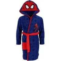 Spiderman Kinderbademantel Kinder Bademantel – Kuscheliger Morgenmantel, Polyester, Kapuze, Bindegürtel, Bindegürtel, extra weich und vielseitig eimsetzbar