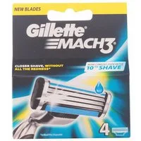 Gillette Rasierklingen Mach3 Mens Razor Blade Refills 4er Rasierklingen