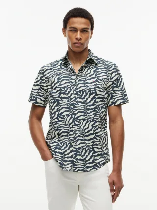PAPERTOUCH PALM SS RF SHIRT Black - Gr. - M