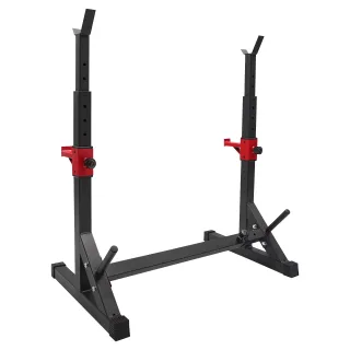 [EU Direct] Bominfit Adjustable Dumbbell Rack Stand 260kg Capacity Squat Bench Press Safety Spotter Home Gym Weight Stor