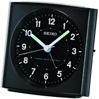 Seiko Funkwecker QHR022K Wecker, Schlafzimmer, Leuchtzeiger, Beleuchtung, Schlummerfunktion