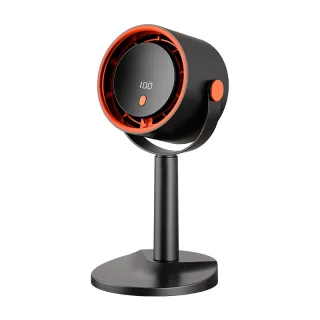 Tevorex 2-In-1 USB Rechargeable Portable Desktop Cooling Fan 360° Circulating 100 Speed Adjustable Multifunctional Elect