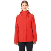 VAUDE Regenjacke WOMEN'S STRATHCONA JACKET mit Kapuze mit Kordelzug, wasserdicht, winddicht, atmungsaktiv