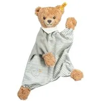 Steiff Kuscheltier Steiff Schmusetuch Bär grau-weiß 30 cm 239915