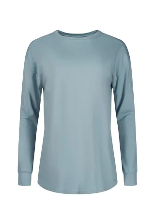 SKINY - Skiny Damen Shirt langarm Night In Mix & Match sterling blue - Gr. - 36