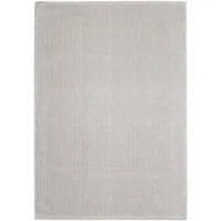Teppium Teppich Unicolor - Einfarbig, Rechteckig, Höhe: 7 mm, Kurzflor Schlingen Teppich Creme Cut-Loop Wohnzimmer Teppich