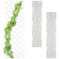 relaxdays Rankgitter Ausziehbares Rankgitter 3er Set 250 cm, 3 St.